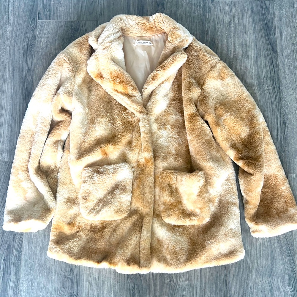 12th Tribe faux fur jacket